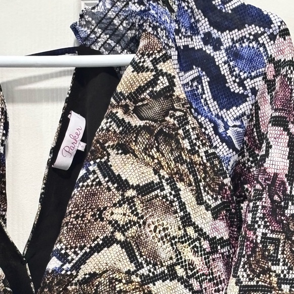 Parker Multicolor Long Sleeve Dress - Picture 3 of 14